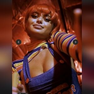 Fashion Nova Wanna Play Evil Doll 4 Piece Costume Set